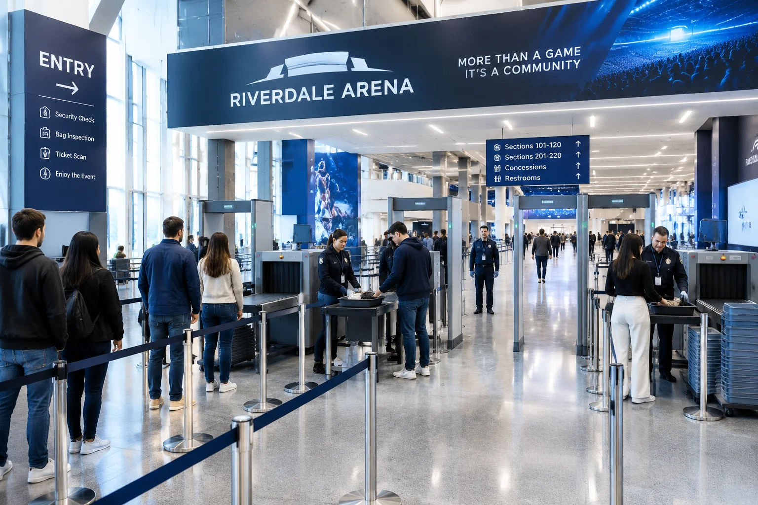 Règlement de l'Accor Arena pour les visiteurs