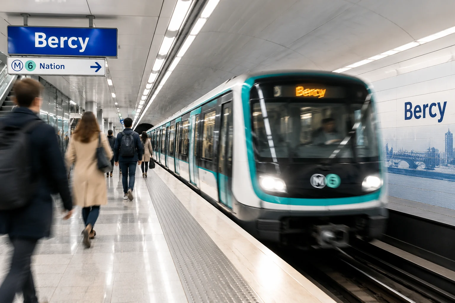 Se rendre à l'arène de Bercy en métro