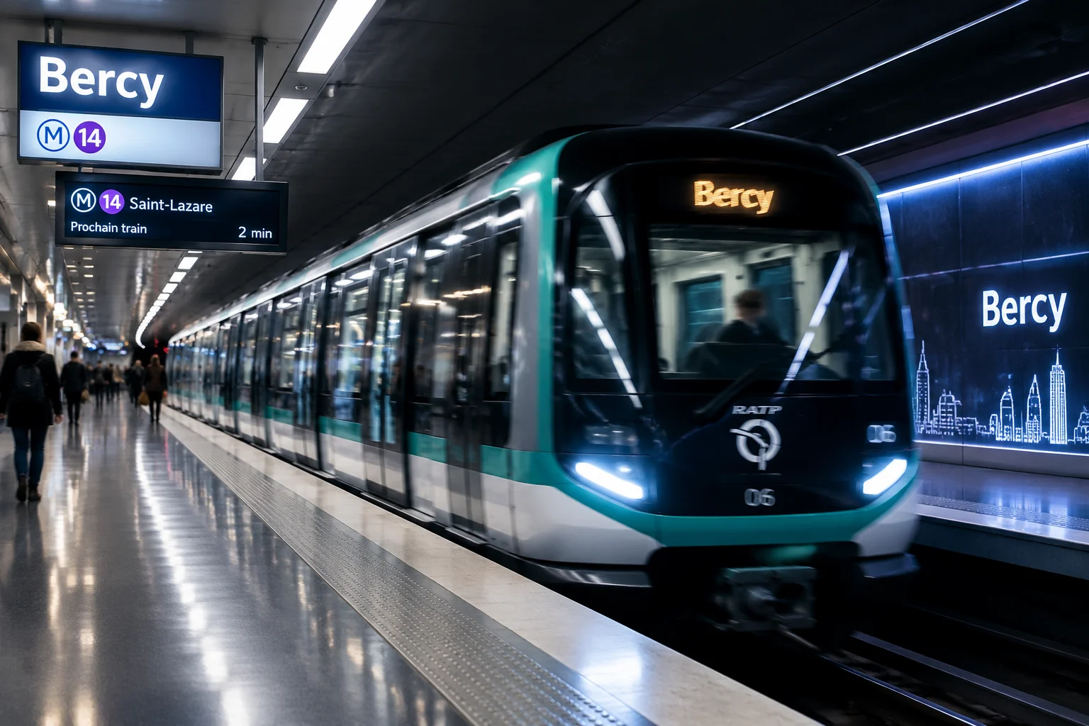 Se rendre à l'arène de Bercy en métro