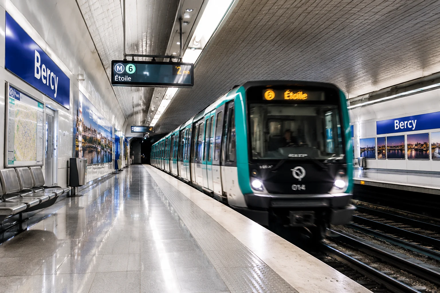 Se rendre à l'arène de Bercy en métro